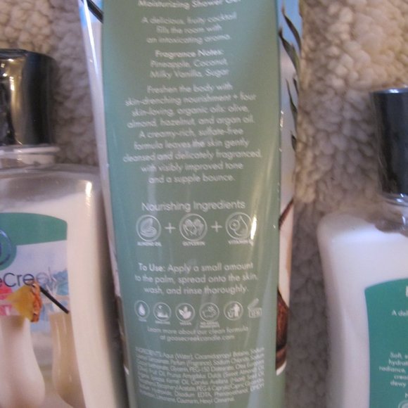 Goose Creek Bath & Body Goose Creek Shower Gel And Lotion Bundle